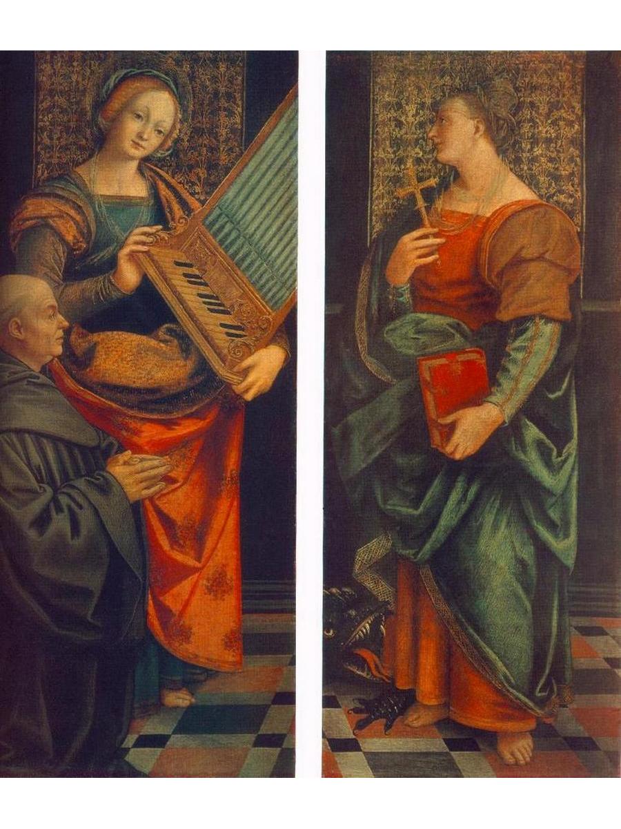 

Постер DRABS A3 Гауденцио Феррари St Cecile with the Donator and St Marguerite