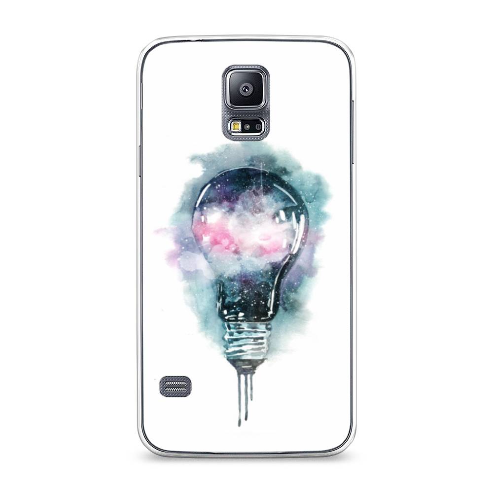 

Чехол на Samsung Galaxy S5 "Волшебная лампа", Белый;серый, 24150-4