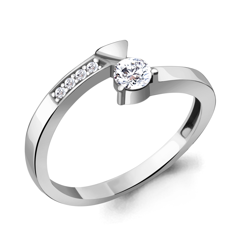 

Кольцо из серебра с фианитом Aquamarine Aquamarine 66654А_925_р р. 17,5, 66654А_925_р