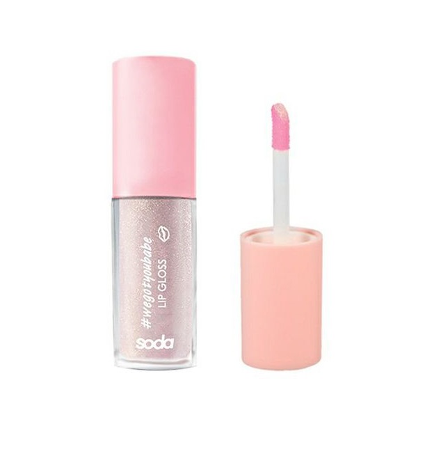 

Блеск для губ Soda Glitter lipgloss, 102 diamond sugar, 5,3 мл