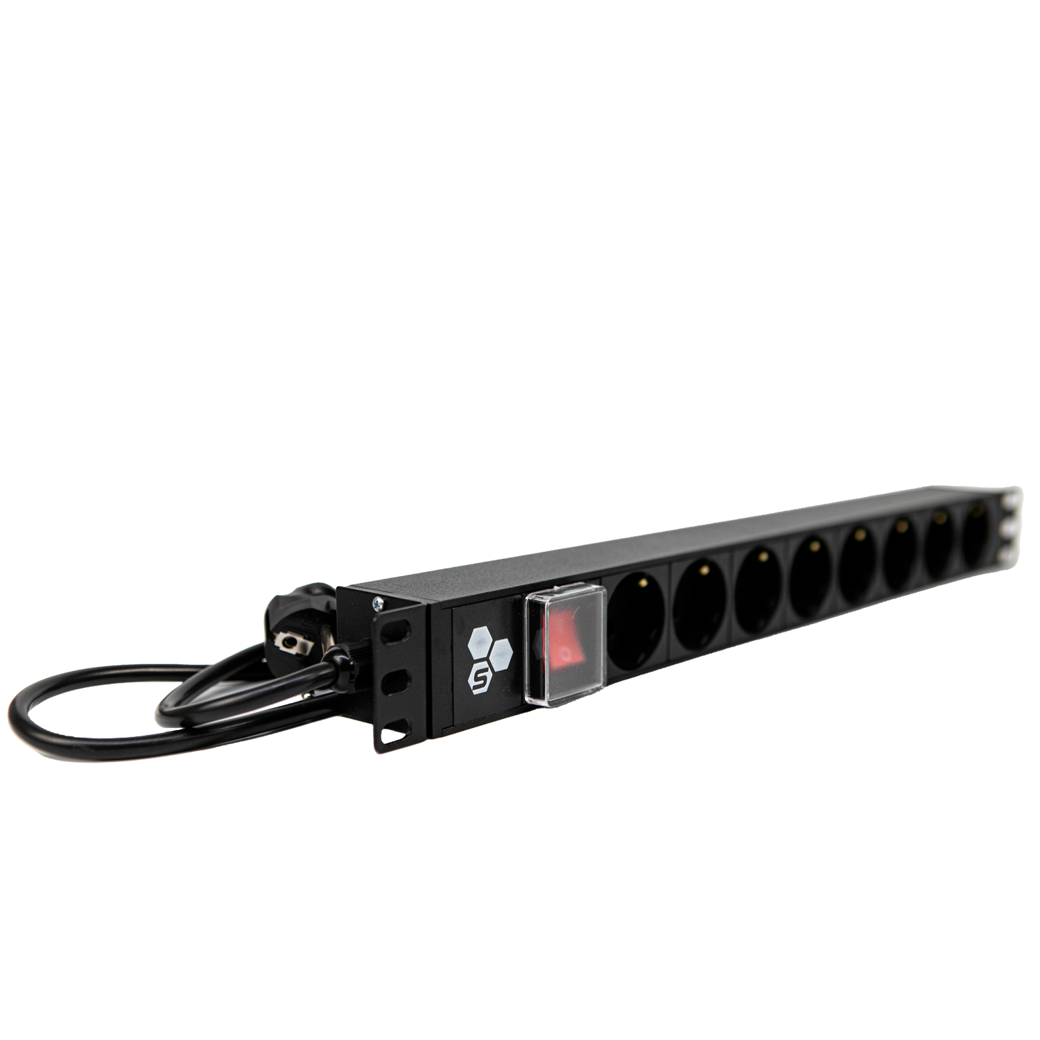 

Блок розеток установка в стойку Sysmatrix 45 черный (PD 19.08SCH-IS-1.16-1.8.2), Черный ral9004, _45_Черный