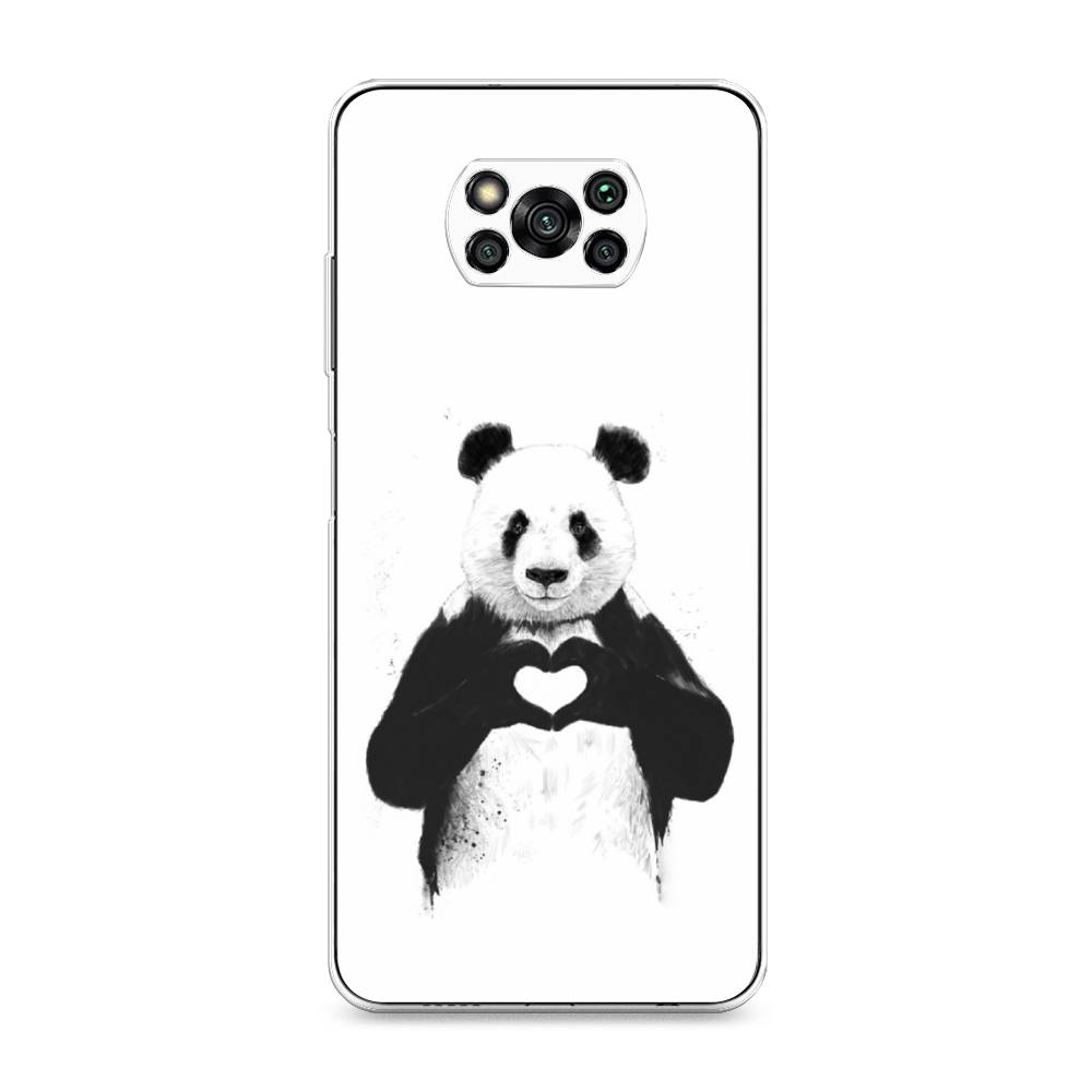 

Чехол Awog на Poco X3/X3 Pro "Панда love", Разноцветный, 310650-10