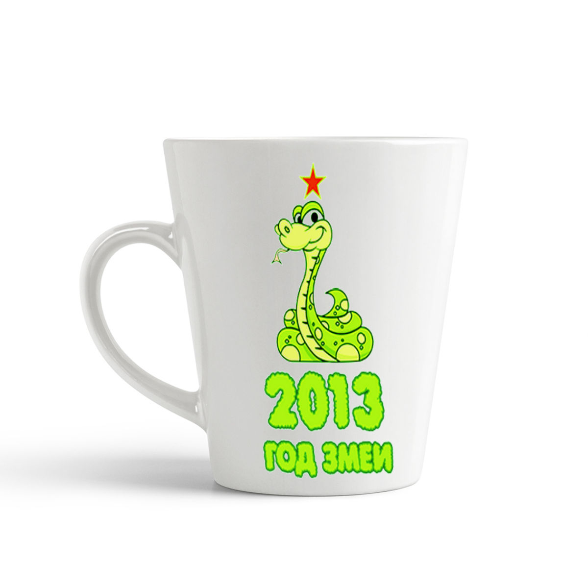 

Кружка-латте CoolPodarok 2013 год змеи