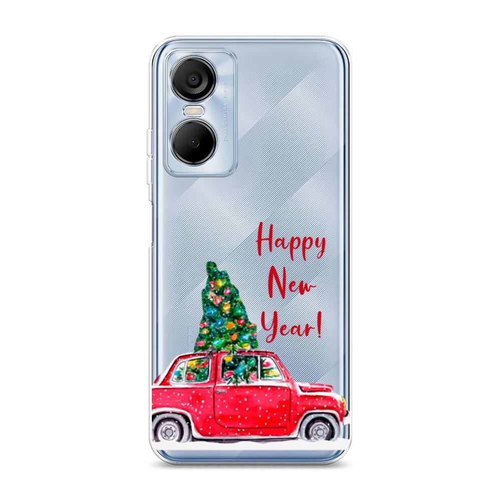 

Чехол на Tecno Pop 6 Pro "Happy New Year", Красный;зеленый, 302750-5