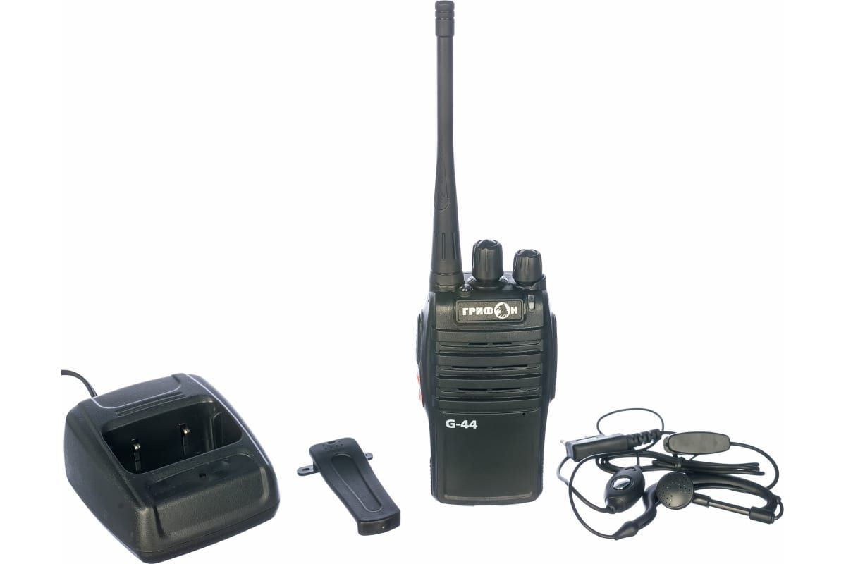 

Портативная радиостанция Грифон G-44, Черный, G-44