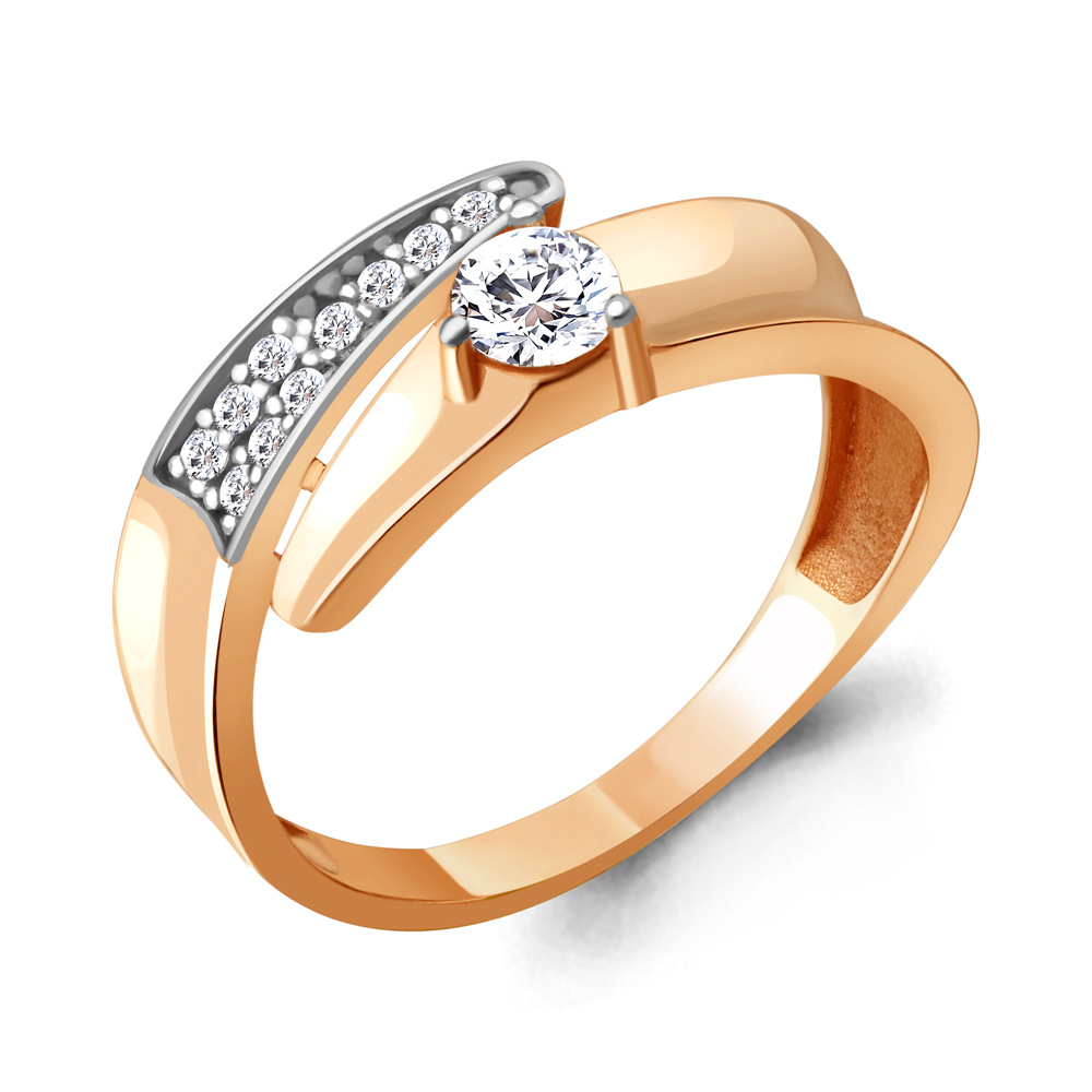 

Кольцо из серебра с фианитом Aquamarine Aquamarine 66653А_925_з р, 66653А_925_з