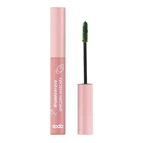 фото Тушь для ресниц soda unicorn mascara зеленая 106 fresh grass, 8 мл