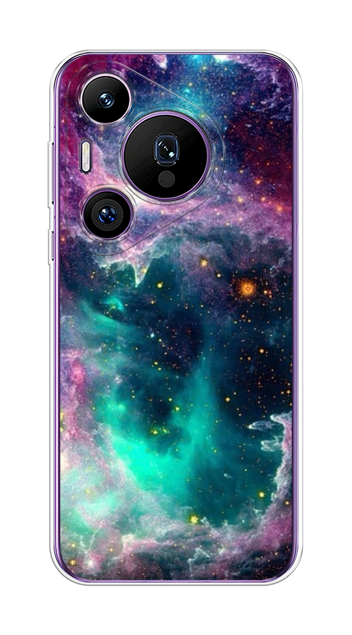 

Чехол на Huawei Pura 70 Pro/70 Pro Plus "Звездные облака", Розовый;бежевый, 6124450-1