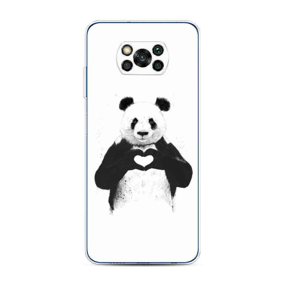 

Чехол Awog на Poco X3/X3 Pro "Панда love", Разноцветный, 39250-10