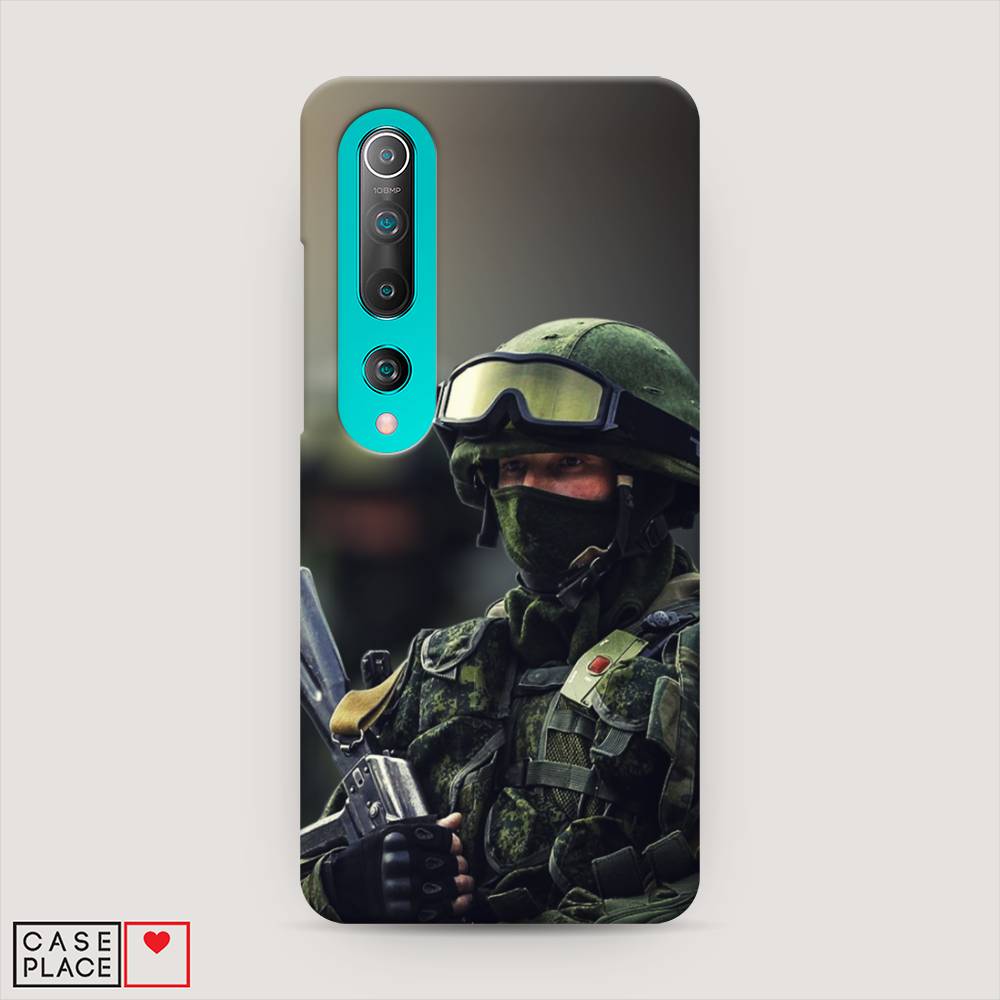 

Пластиковый чехол "Солдат" на Xiaomi Mi 10 Pro, 37820-4
