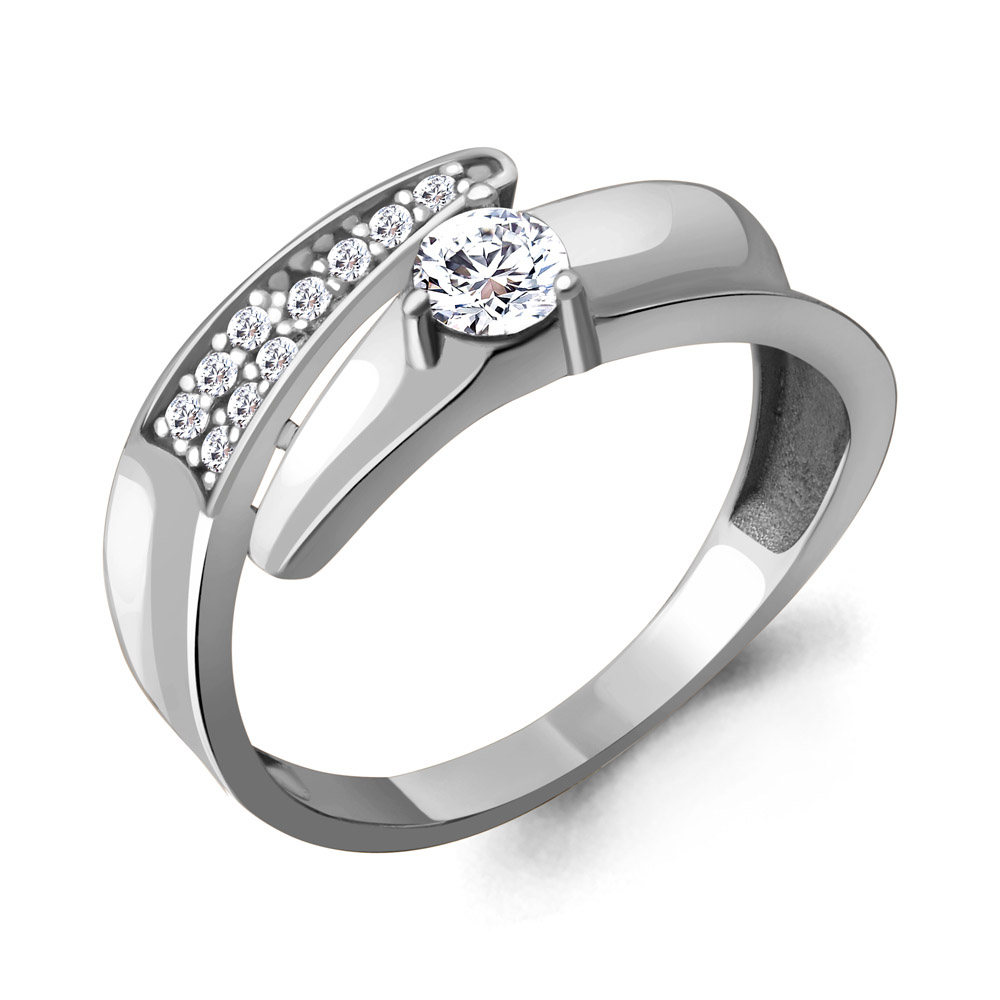 

Кольцо из серебра с фианитом Aquamarine Aquamarine 666531А_925_р р. 18,5, 666531А_925_р