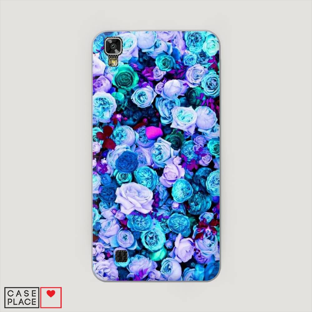 

Чехол на LG X Power (K220DS) "Цветочный ковер", Фиолетовый, 82350-2