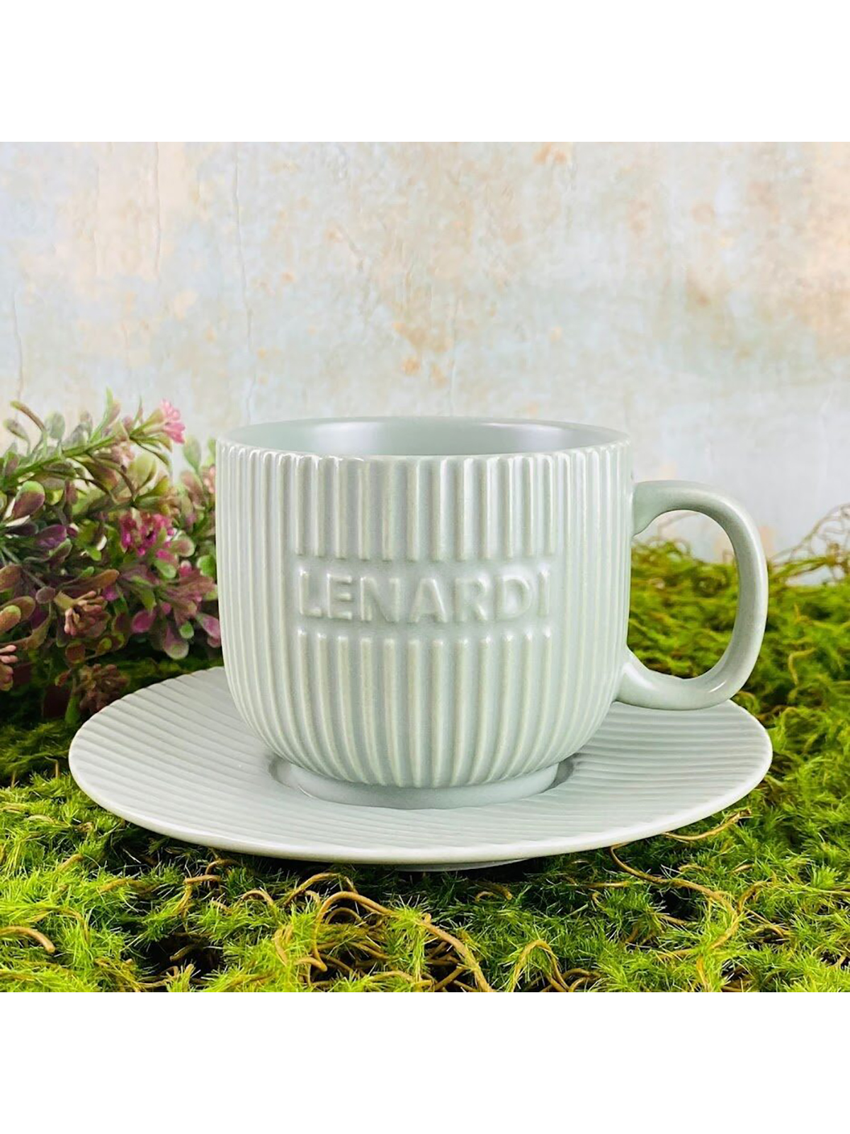 

Чайная пара Lenardi фарфор, 12 пр, на 6 персон, Серый
