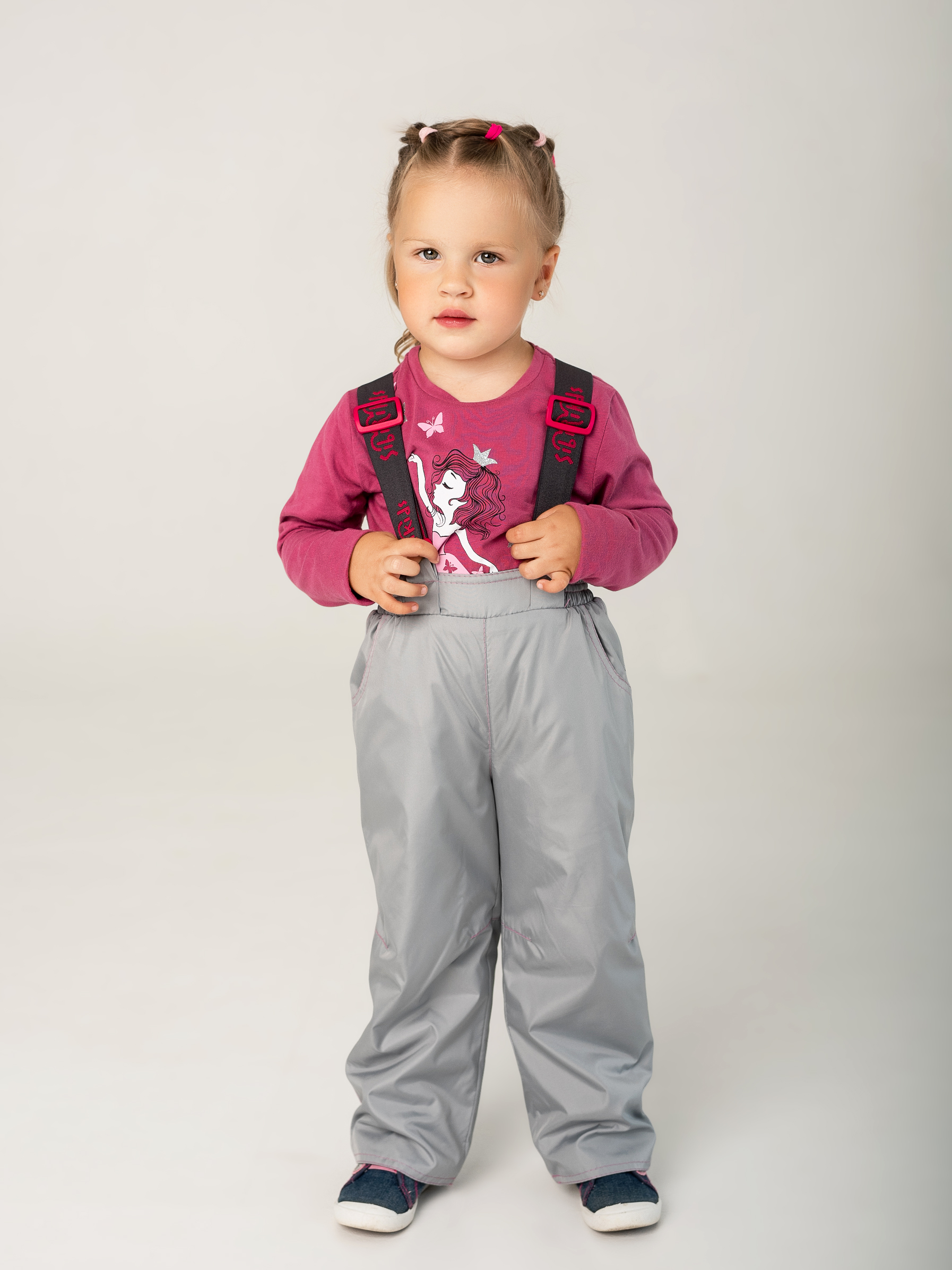 Брюки детские Sibirikids S211G 13, серый, 98