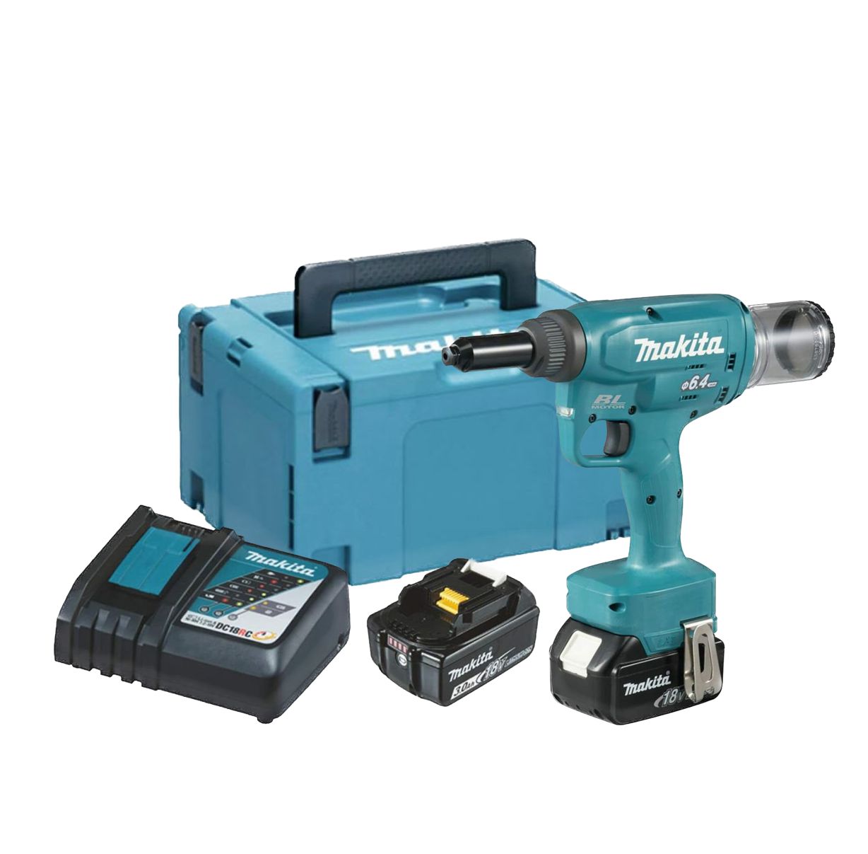 Аккумуляторный заклепочник Makita DRV250RFJ аккумуляторный заклепочник far