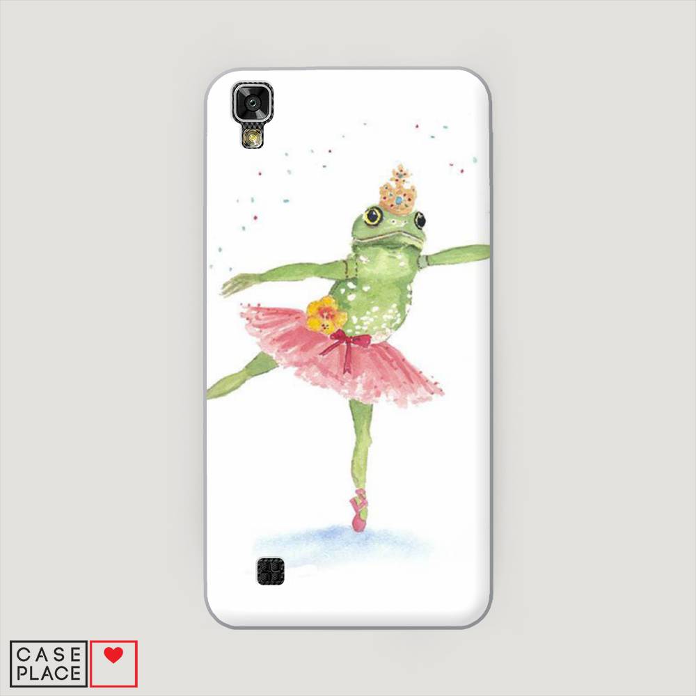 

Чехол на LG X Power (K220DS) "Лягушка-балерина", Зеленый, 82350-4