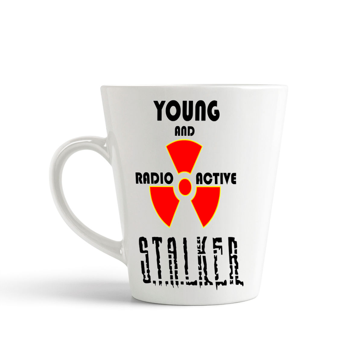 

Кружка-латте CoolPodarok Young and radio active stalker