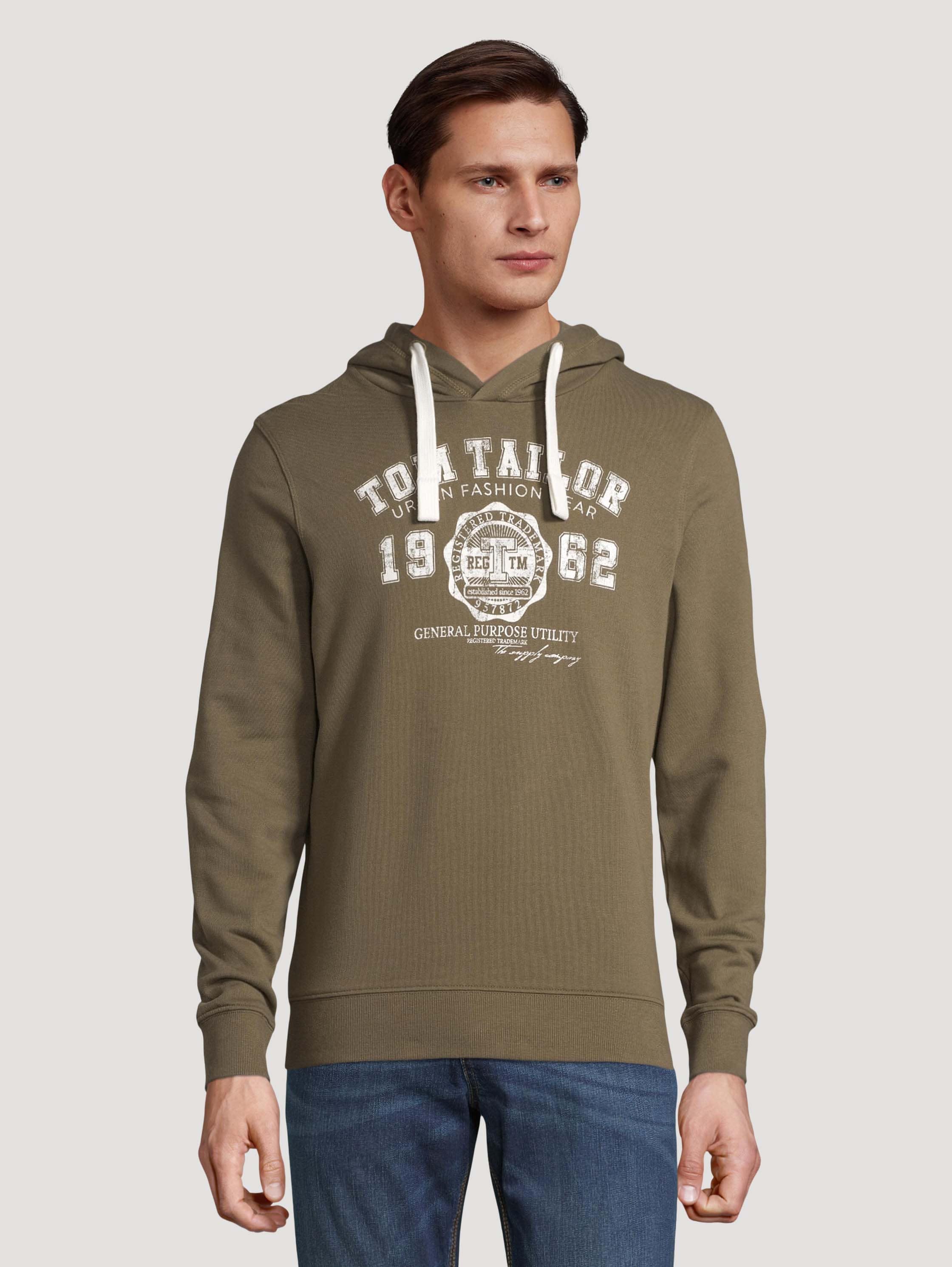 

Толстовка мужская TOM TAILOR 1032082 зеленая 3XL, 1032082