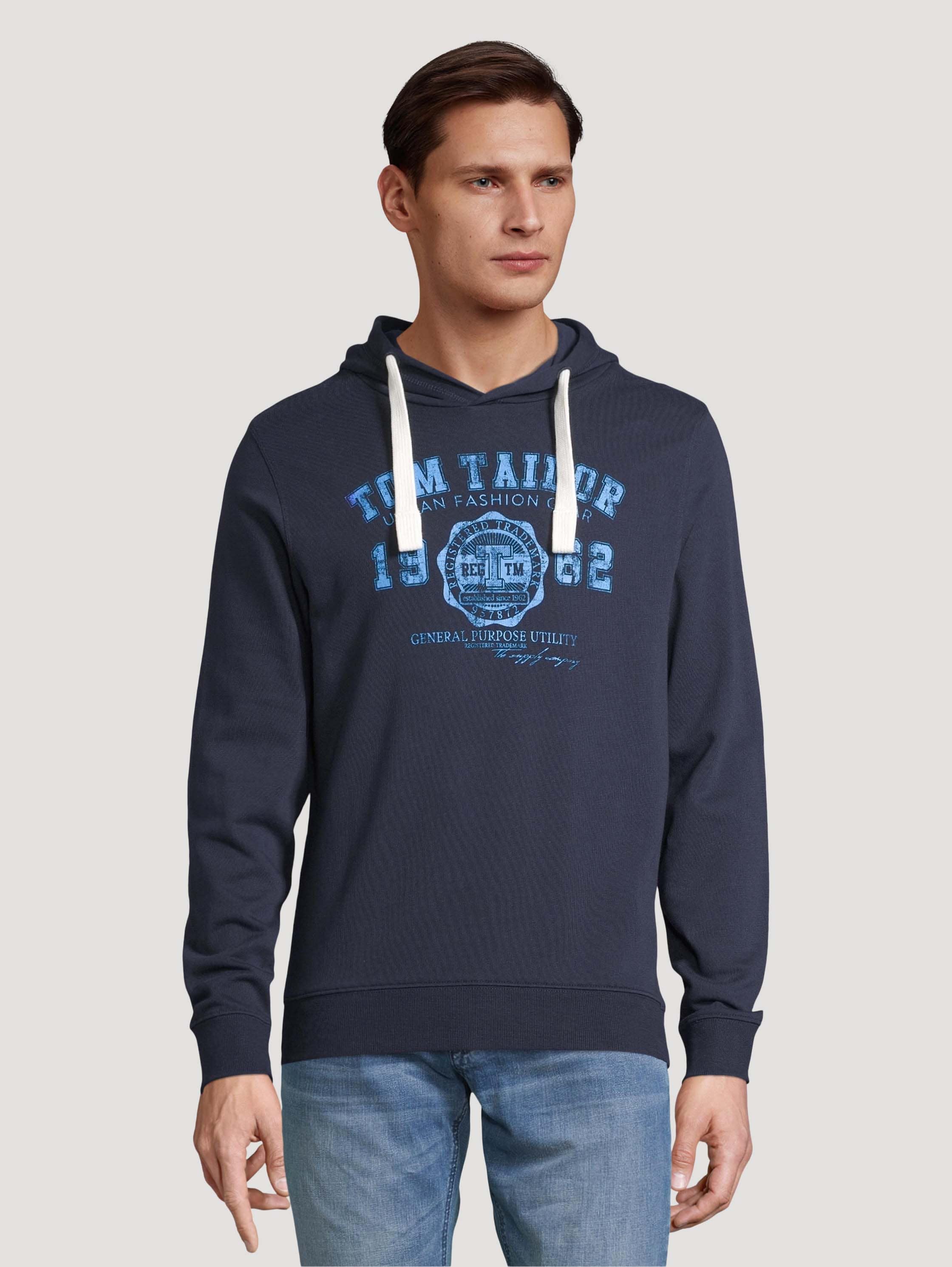 

Толстовка мужская TOM TAILOR 1032082 синяя 3XL, 1032082