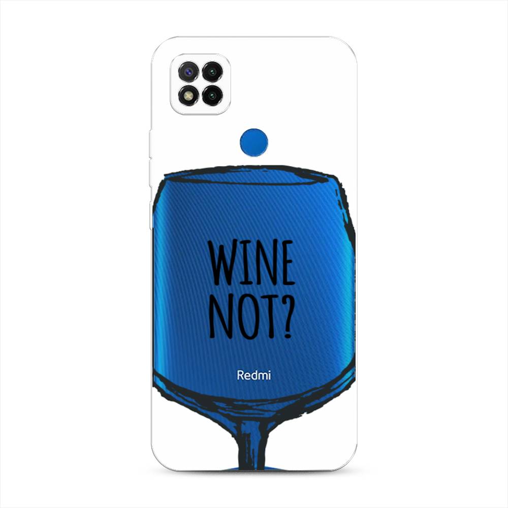 

Чехол на Xiaomi Redmi 9C "Wine not white", Белый, 39050-6