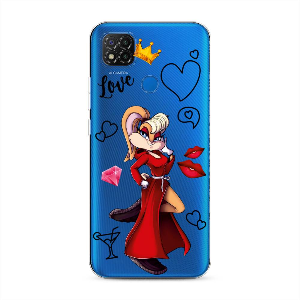 

Чехол на Xiaomi Redmi 9C "Rich Lola Bunny", Красный;бежевый;оранжевый, 39050-6