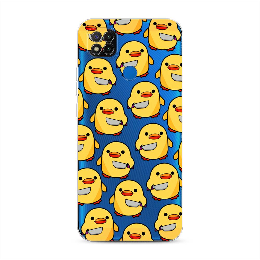 

Чехол на Xiaomi Redmi 9C "Утка с ножом", Прозрачный;желтый;оранжевый, 39050-1