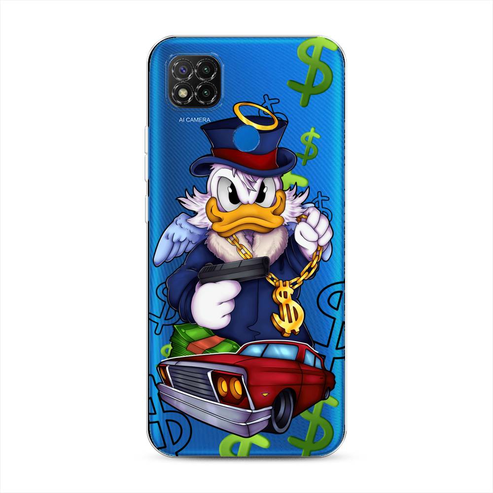 

Чехол на Xiaomi Redmi 9C "Scrooge McDuck with a Gold Chain", Красный;синий;белый, 39050-6