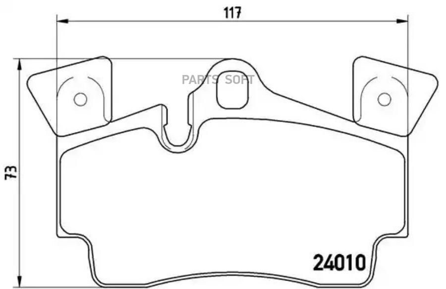 

Колодки Дисковые Зaudi Q7 3.6-6.0tdi 06>,Porsche Cayenne 3.2- P85088 =996 10 [95535293950]