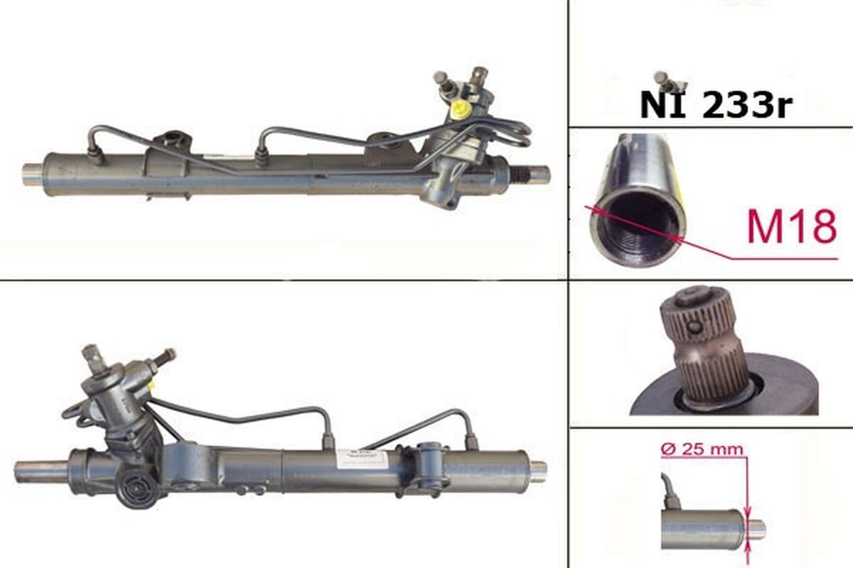 Рулевая рейка TRW PSGNI233R Nissan Primera P12 , WP12 2002-, PSGNI233R