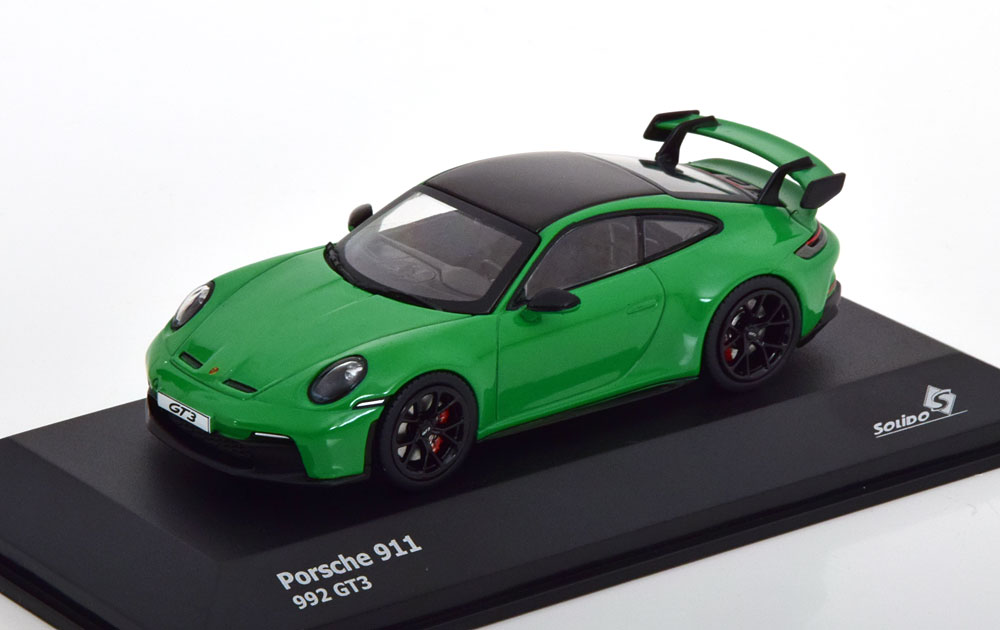 

Модель коллекционная SOLIDO Porsche 911 (992) GT3 2022 green, Зеленый