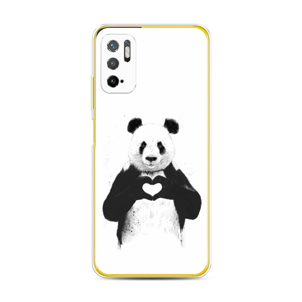 

Чехол Awog на Poco M3 Pro "Панда love", Разноцветный, 311050-10