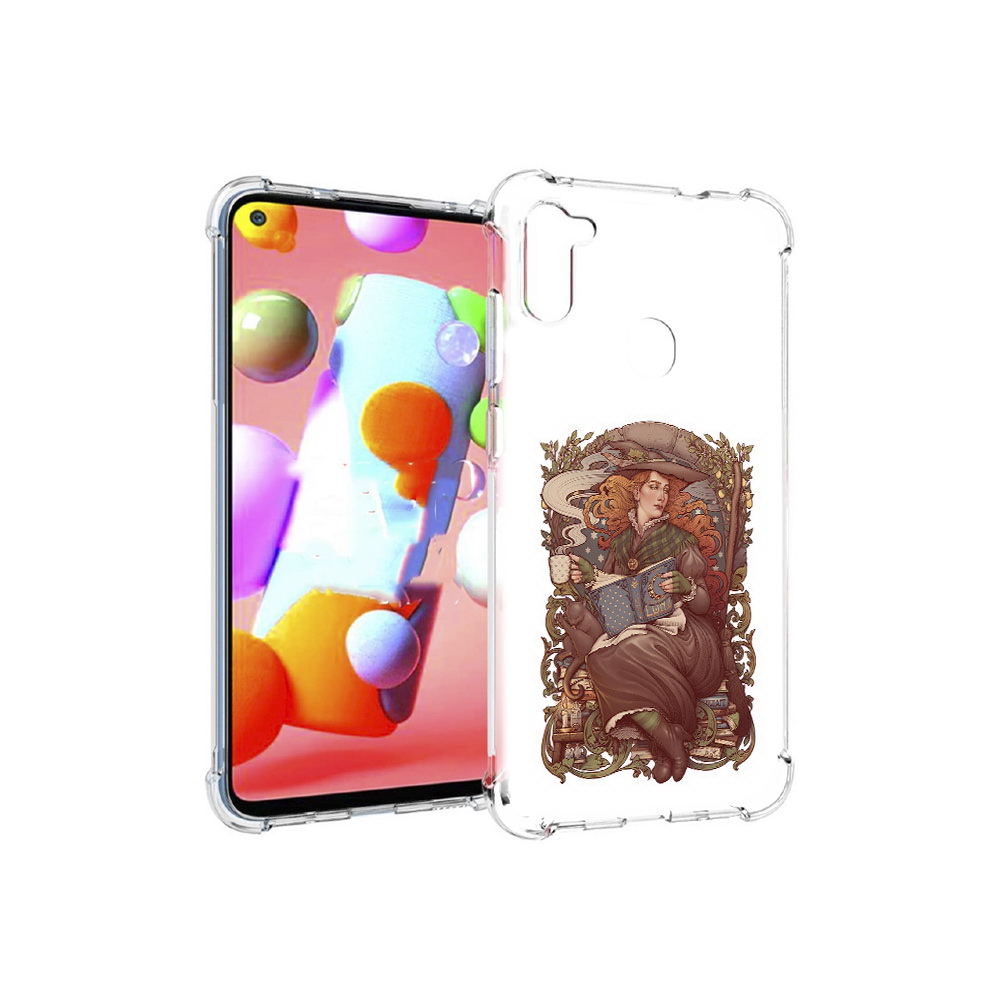 

Чехол MyPads Tocco для Samsung Galaxy M11 Женские_126 (PT147121.487.81), Прозрачный, Tocco