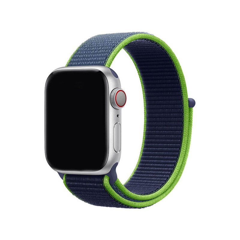 

Ремешок для Apple watch 42 mm/44 mm, Ремешок нейлоновый Apple Watch 44mm Neon Lime Sport Loop (Лаймовый неон) MXMV2ZM/A