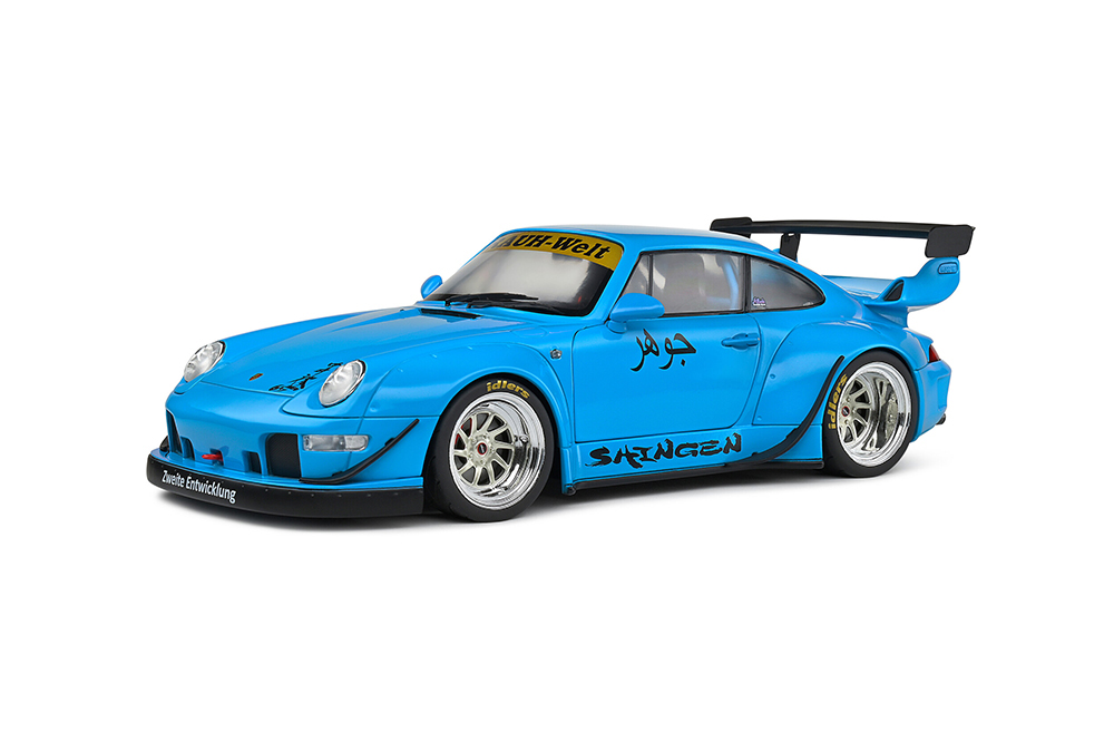 

Модель коллекционная SOLIDO Porsche 911 (993) shingen rwb 2018 light blue
