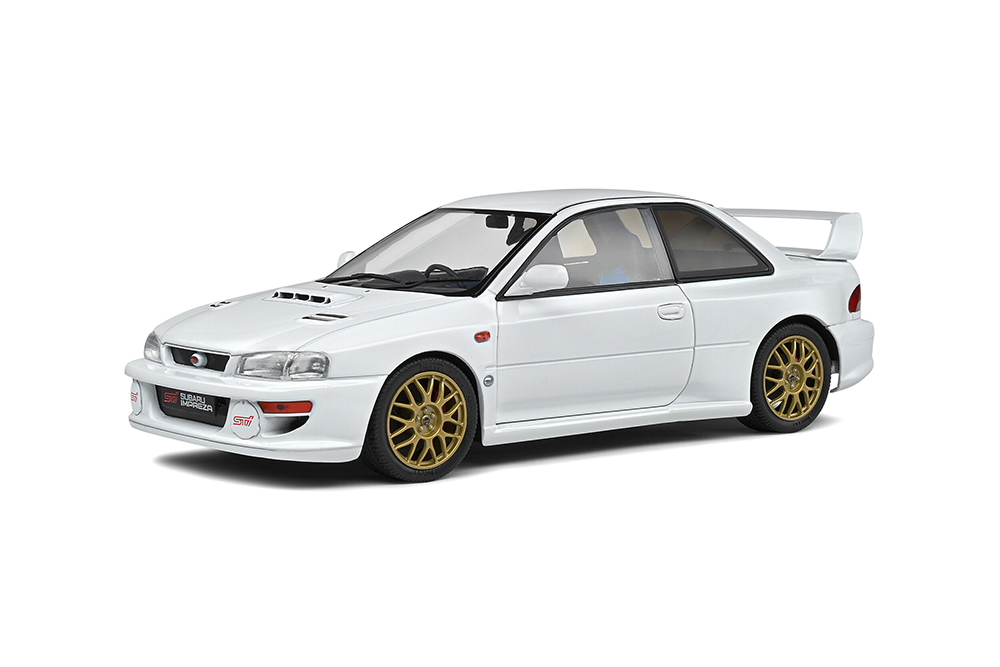 Модель коллекционная SOLIDO Subaru impreza 22B 1998 white