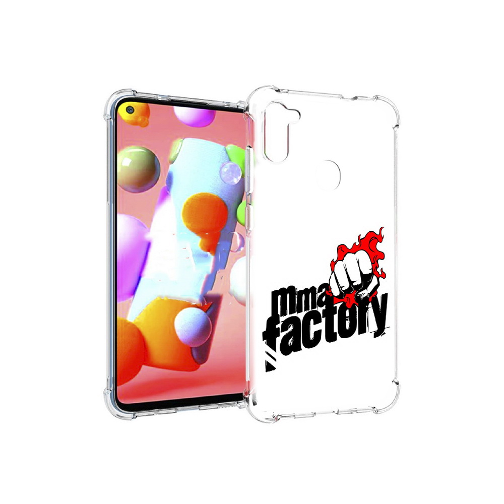 

Чехол MyPads Tocco для Samsung Galaxy M11 Единоборства ММА (PT147121.487.74), Прозрачный, Tocco