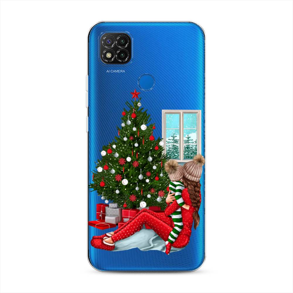 

Чехол на Xiaomi Redmi 9C "Новый год с мамой", Красный;зеленый;голубой, 39050-6
