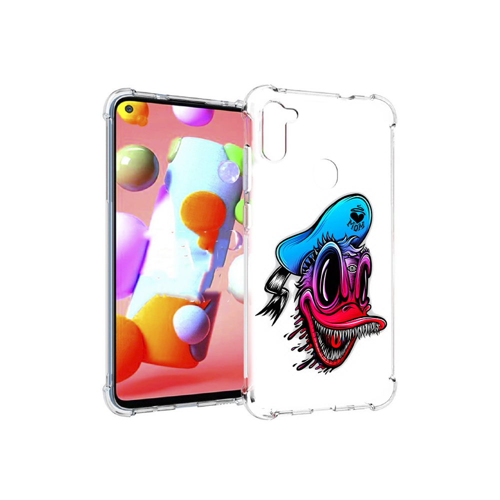 

Чехол MyPads Tocco для Samsung Galaxy M11 Дональд (PT147121.487.71), Прозрачный, Tocco