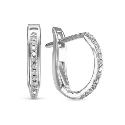 

Серьги из белого золота Дельта БР520114б, бриллиант, БР520114б