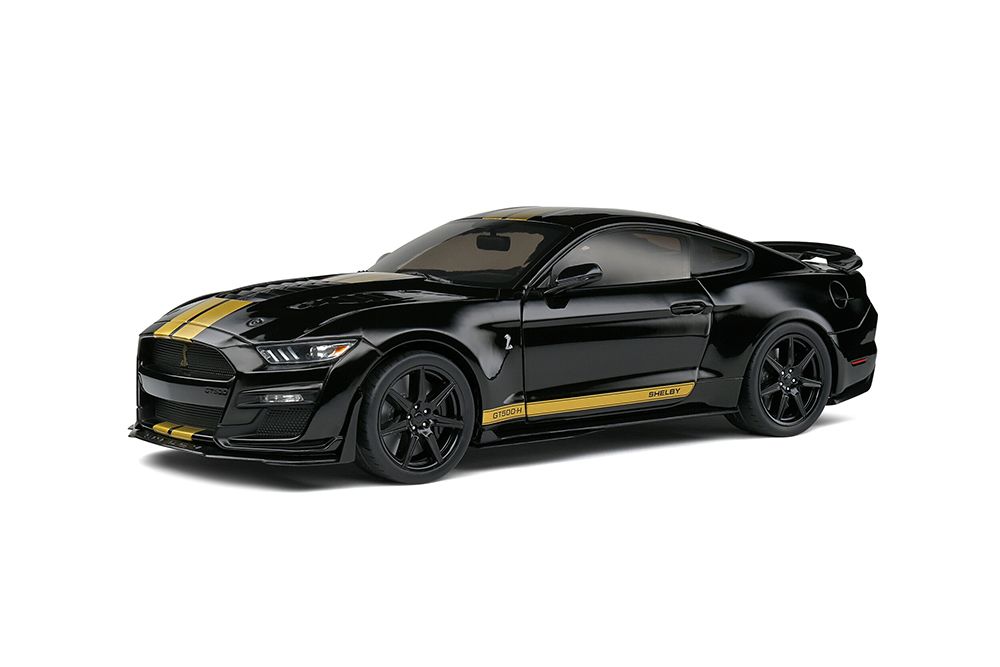 

Модель коллекционная SOLIDO Ford shelby mustang GT500-H 2023 black golden, Черный