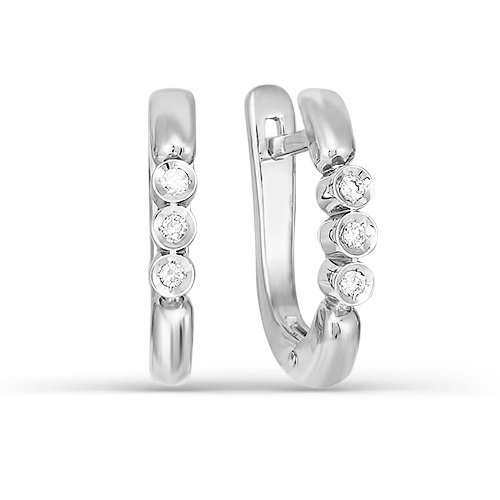 

Серьги из белого золота Дельта БР120865, бриллиант, БР120865