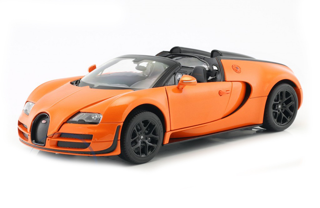 Модель коллекционная RASTAR Bugatti veyron 16.4 grand sport vitesse 2012 orange/black