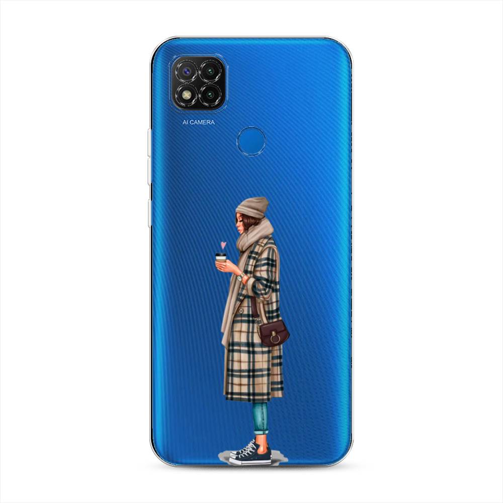 

Чехол для Xiaomi Redmi 9C "Утренний кофе", Коричневый;бежевый, 39050-6