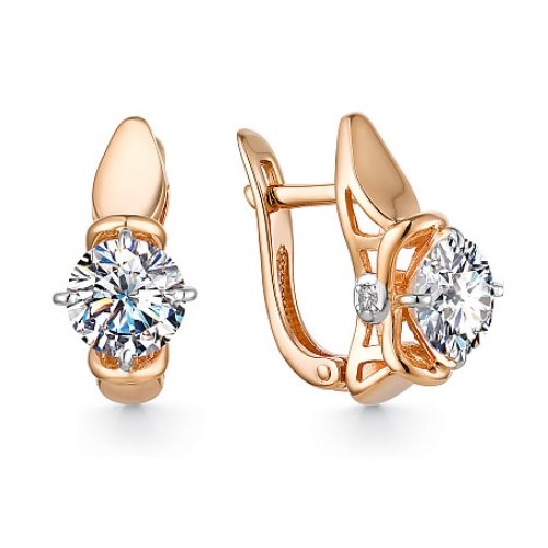 

Серьги из красного золота Гранат 21802696, swarovski, 21802696