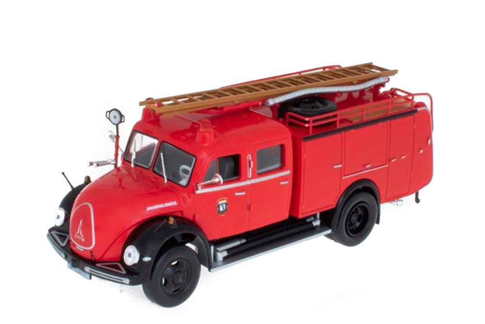 

Модель коллекционная ALTAYA Magirus deutz mercur tlf 16 fire department madrid red, Красный