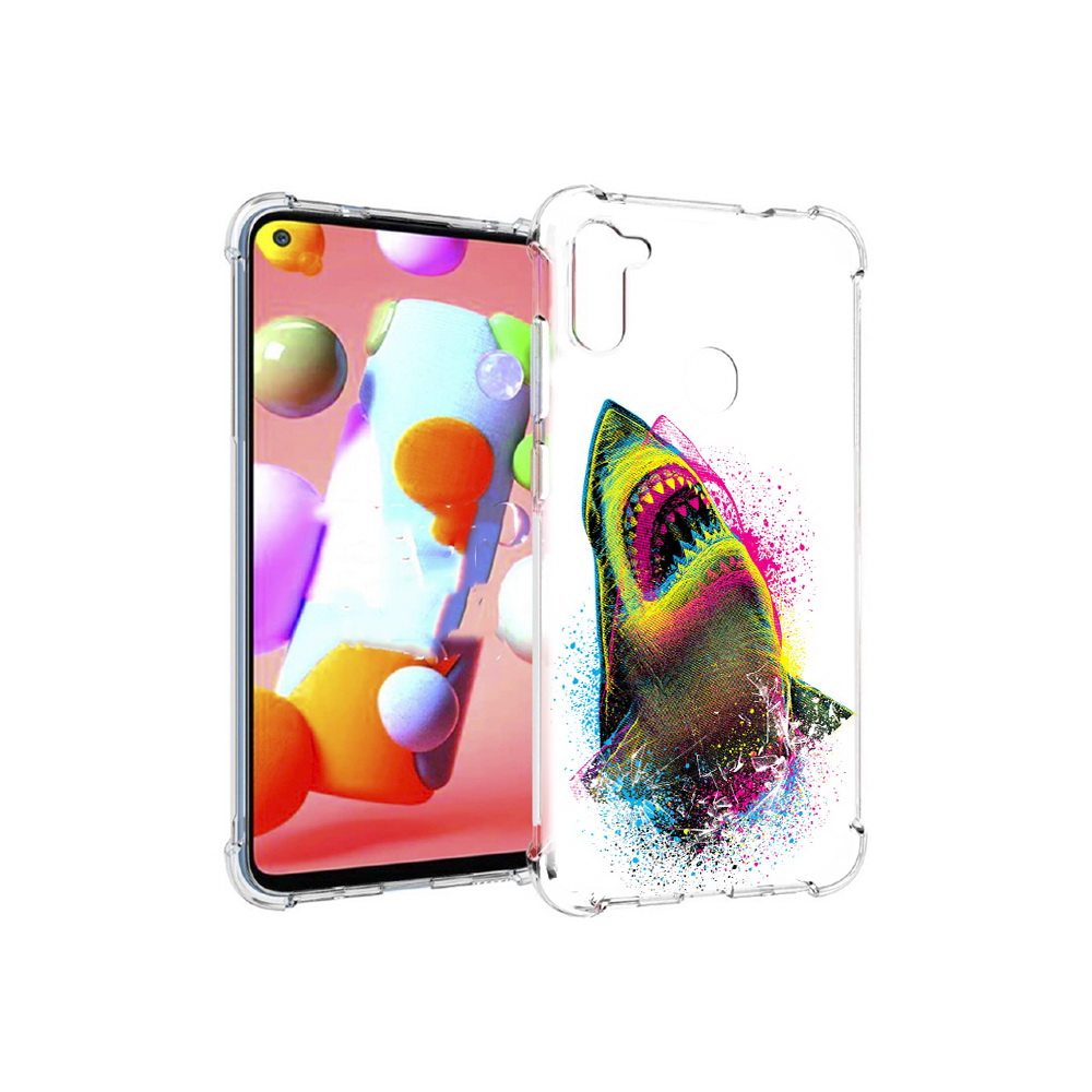 

Чехол MyPads Tocco для Samsung Galaxy M11 челюсти-2 (PT147121.487.674), Прозрачный, Tocco