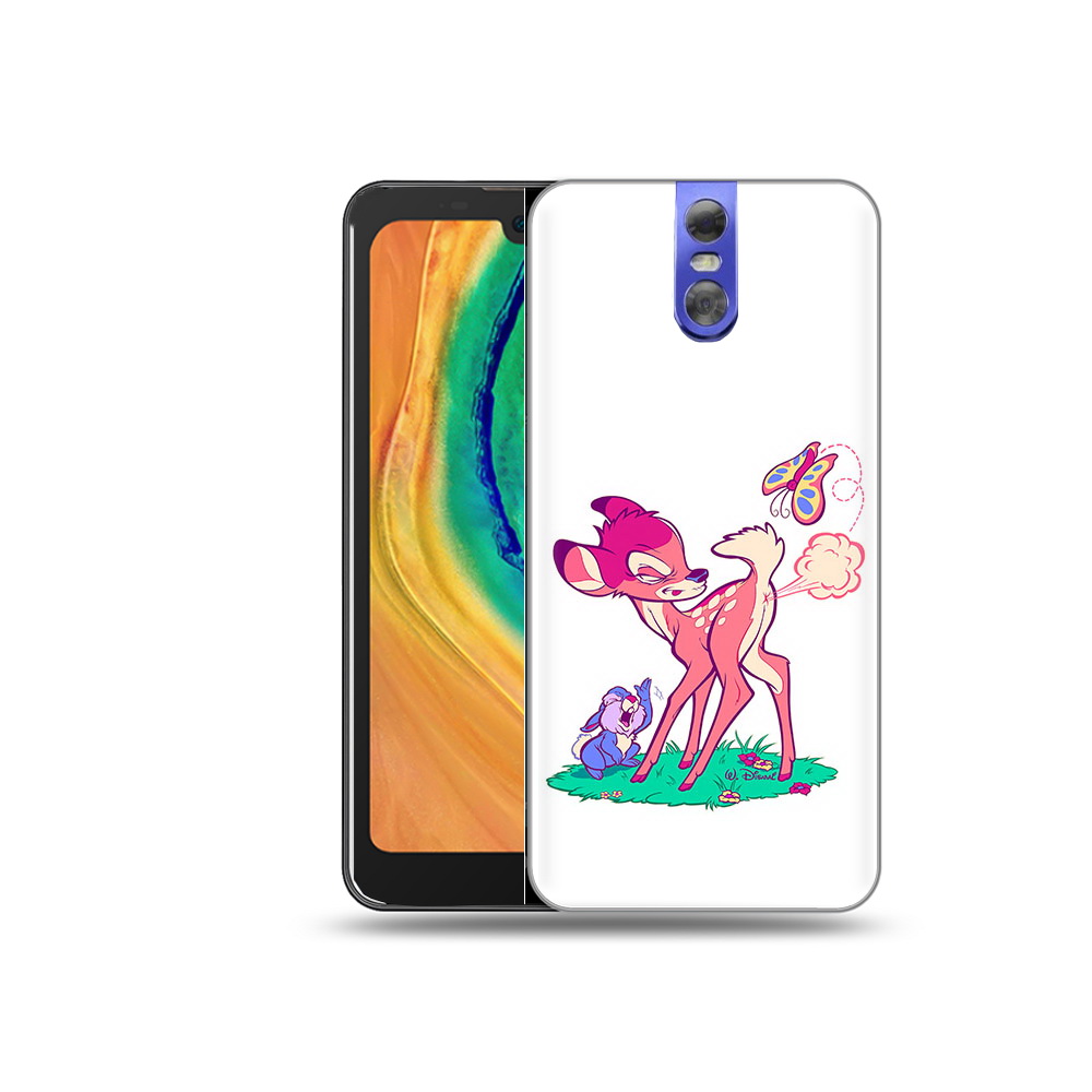 

Чехол MyPads Tocco для Doogee BL7000 смешной олененок, Прозрачный, Tocco