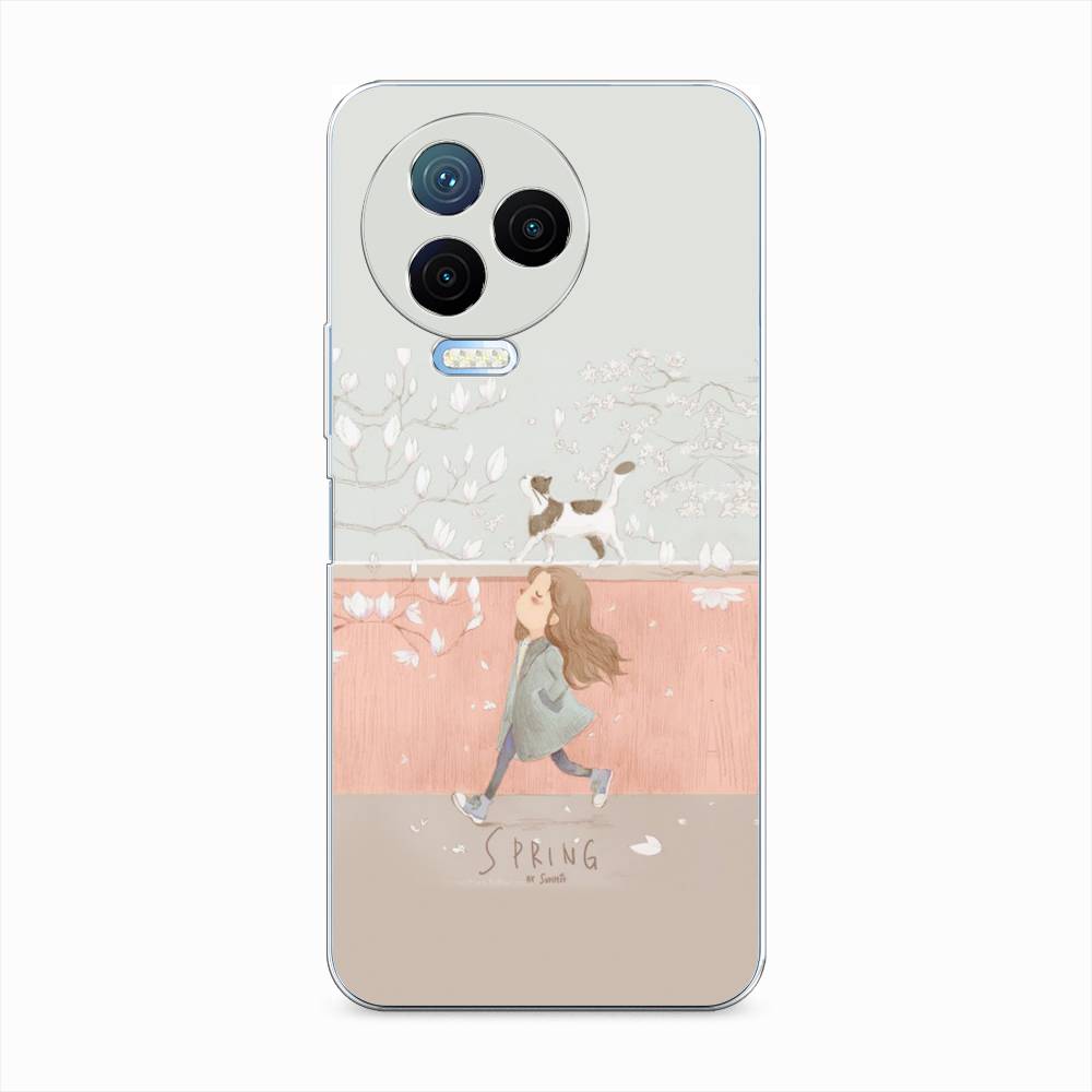

Чехол Awog на Infinix Note 12 Pro 4G "Девочка-весна", 3102250-7