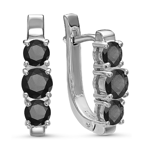 

Серьги из белого золота Бриллианты Костромы 02-1795, бриллиант, 02-1795