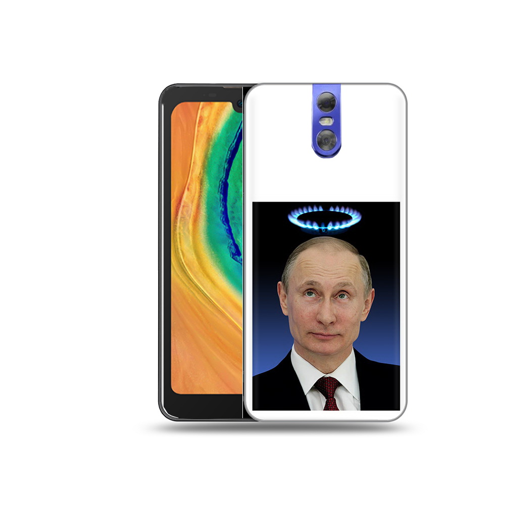 

Чехол MyPads Tocco для Doogee BL7000 святой газ, Прозрачный, Tocco